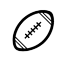 Dibujo Pelota de fútbol americano II pintado por balon