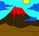 Dibujo Monte Fuji pintado por IVAN.G