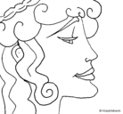 Dibujo Cabeza de mujer pintado por Zeus