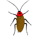 Dibujo Cucaracha grande pintado por melissa