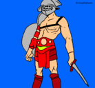 Dibujo Gladiador pintado por AssaultRoma