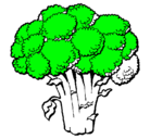 Dibujo Brócoli pintado por ricki