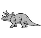 Dibujo Triceratops pintado por triceeratops