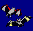 Dibujo Un par de murciélagos pintado por ruben