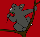 Dibujo Koala pintado por MaxyFlo