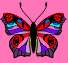 Dibujo Mariposa  pintado por bella