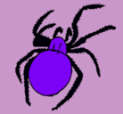 Dibujo Araña venenosa pintado por carlos