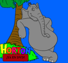 Dibujo Horton pintado por 108vafa