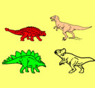 Dibujo Dinosaurios de tierra pintado por mauriciot