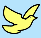 Dibujo Paloma de la paz pintado por pablo
