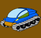 Dibujo Nave tanque pintado por achecais