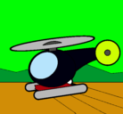 Dibujo Helicóptero pequeño pintado por oier