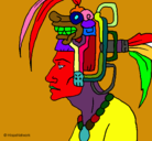 Dibujo Jefe de la tribu pintado por pichi