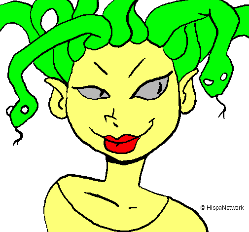 Mujer medusa