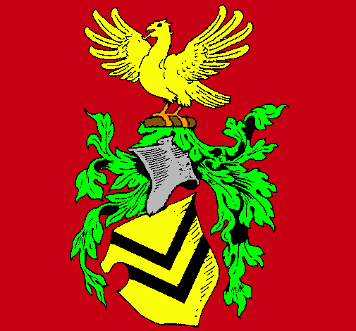 Escudo de armas y aguila 