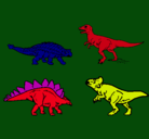 Dibujo Dinosaurios de tierra pintado por simon5