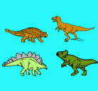 Dibujo Dinosaurios de tierra pintado por arnau