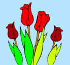 Dibujo Tulipanes pintado por ANAILA