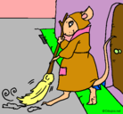 Dibujo La ratita presumida 1 pintado por ROCIO_MERCHITA