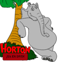 Dibujo Horton pintado por pipe