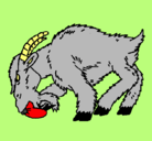 Dibujo Cabra enfada pintado por ivan