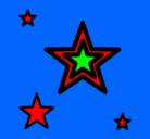 Dibujo Estrellas pintado por ivan