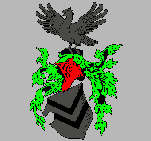 Escudo de armas y aguila 