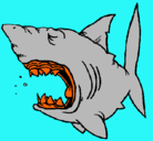 Dibujo Tiburón pintado por juangerardo