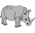Dibujo Rinoceronte pintado por oliverfabian