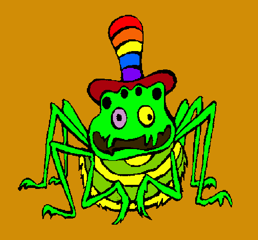 Araña con sombrero