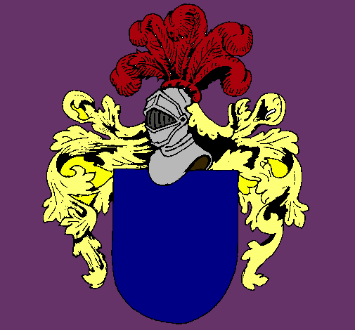 Escudo de armas y casco