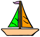 Dibujo Barco velero pintado por juanmanuel
