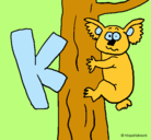 Dibujo Koala pintado por joane