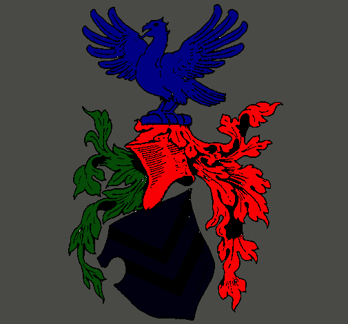 Escudo de armas y aguila 