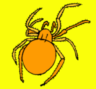 Dibujo Araña venenosa pintado por ARAA
