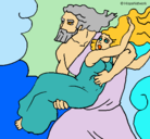 Dibujo El rapto de Perséfone pintado por cacafuti