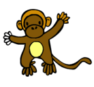 Dibujo Mono pintado por quelite