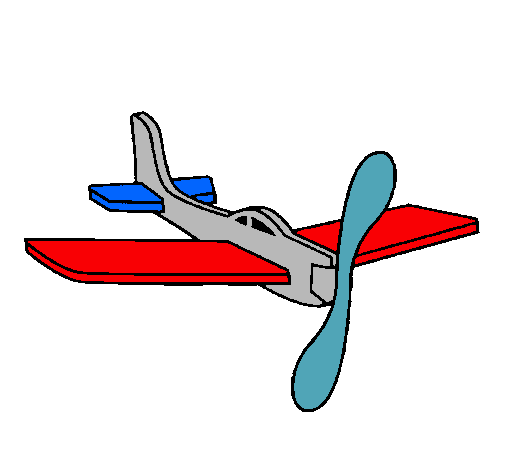 Avión de cartón