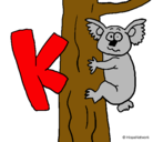 Dibujo Koala pintado por damarissepulveda