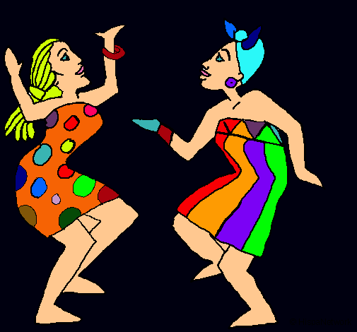 Mujeres bailando