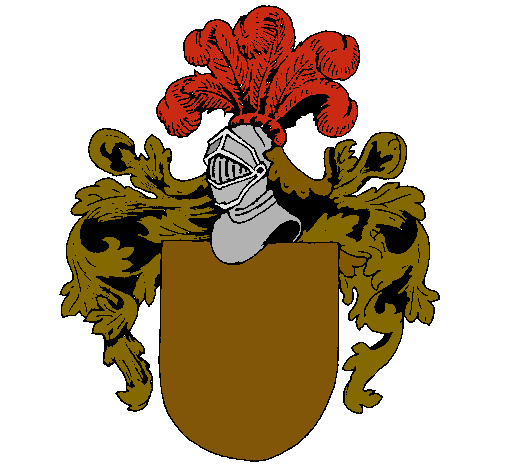 Escudo de armas y casco