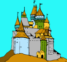 Dibujo Castillo medieval pintado por ander