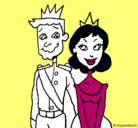 Dibujo Príncipe y princesa pintado por notocarpropiedadreyna