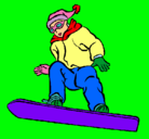 Dibujo Snowboard pintado por fernandocristobal