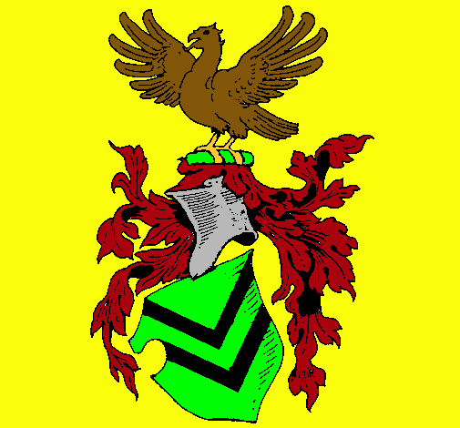 Escudo de armas y aguila 