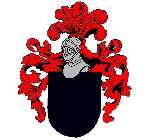 Escudo de armas y casco