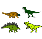 Dibujo Dinosaurios de tierra pintado por JOSETE