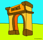 Dibujo Arco de triunfo pintado por agus****