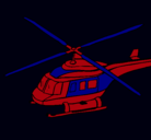 Dibujo Helicóptero  pintado por chuyin