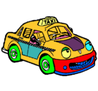 Dibujo Herbie Taxista pintado por gabi